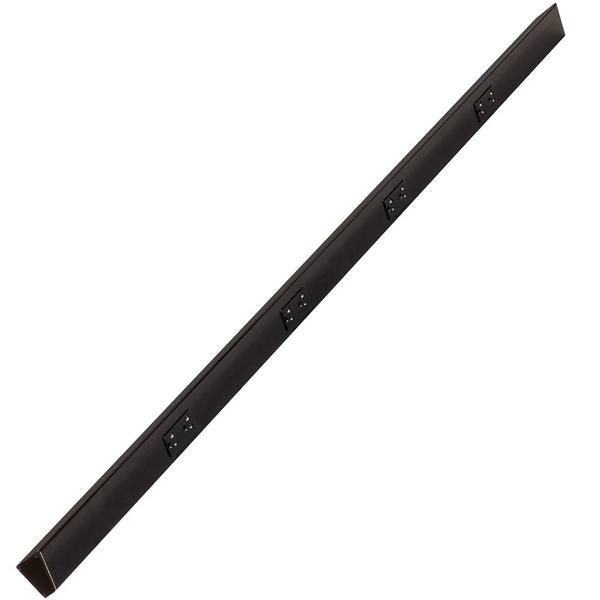 60" 20 amp 120 volt Black 4 Duplex Receptacle Under Cabinet Power Strip